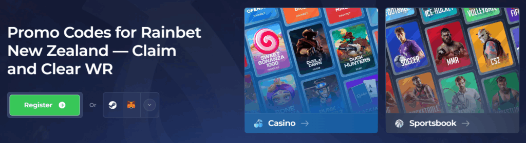Promo Codes for Rainbet New Zealand — Claim and Clear WR